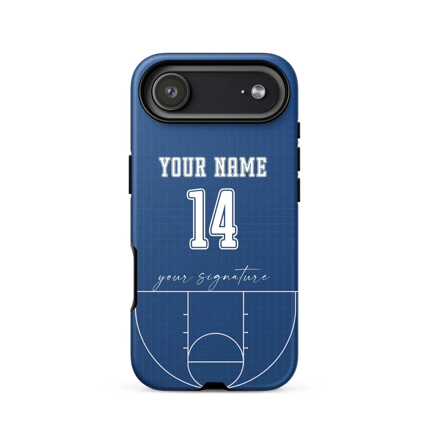 Blue Court Edition – Personalized Basketball Phone Case - ClutchCase