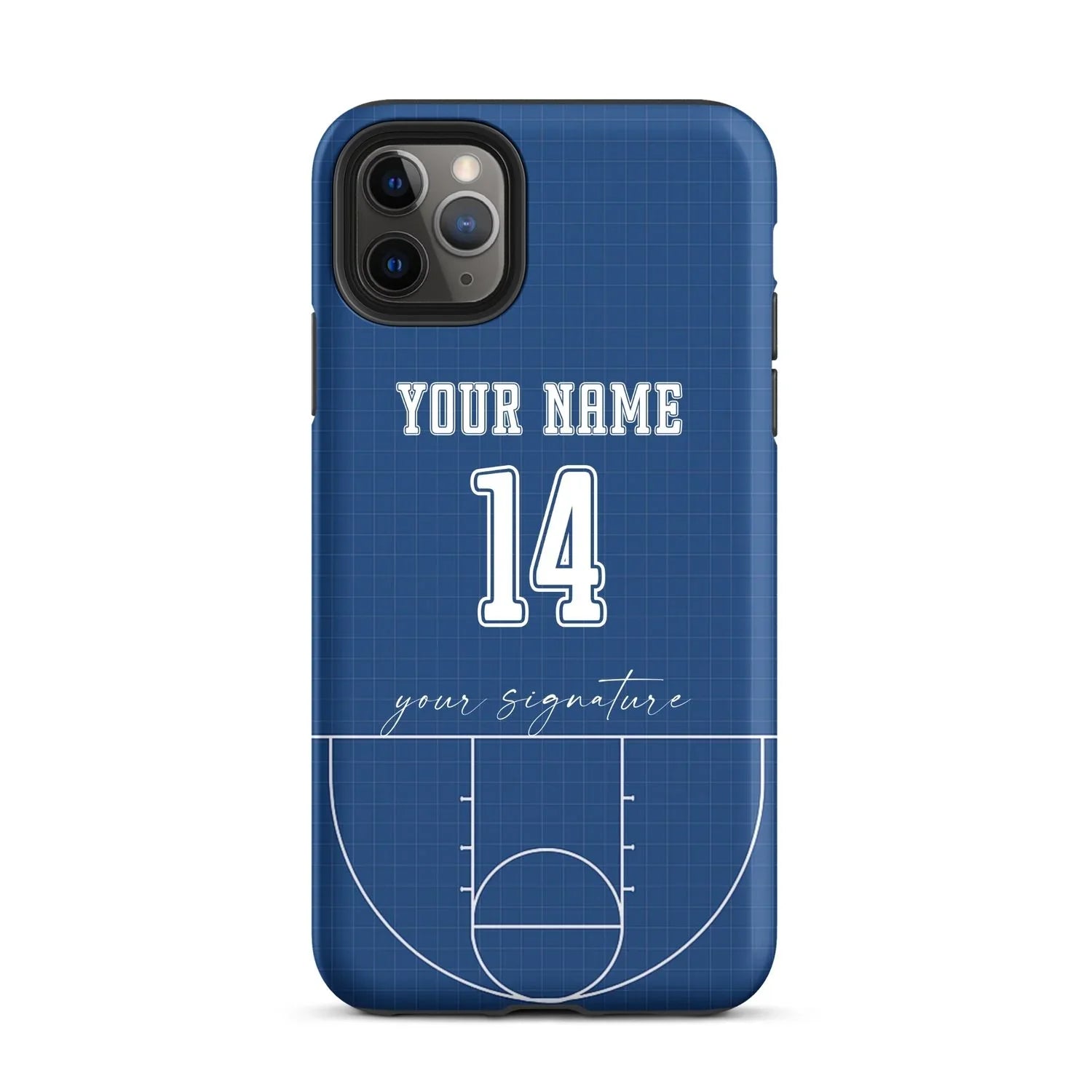 Blue Court Edition – Personalized Basketball Phone Case - ClutchCase