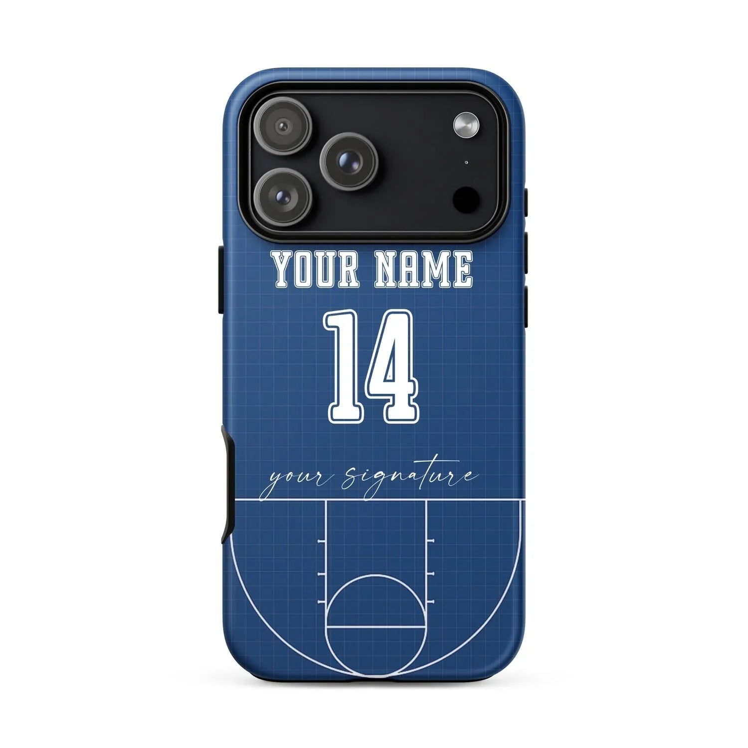 Blue Court Edition – Personalized Basketball Phone Case - ClutchCase