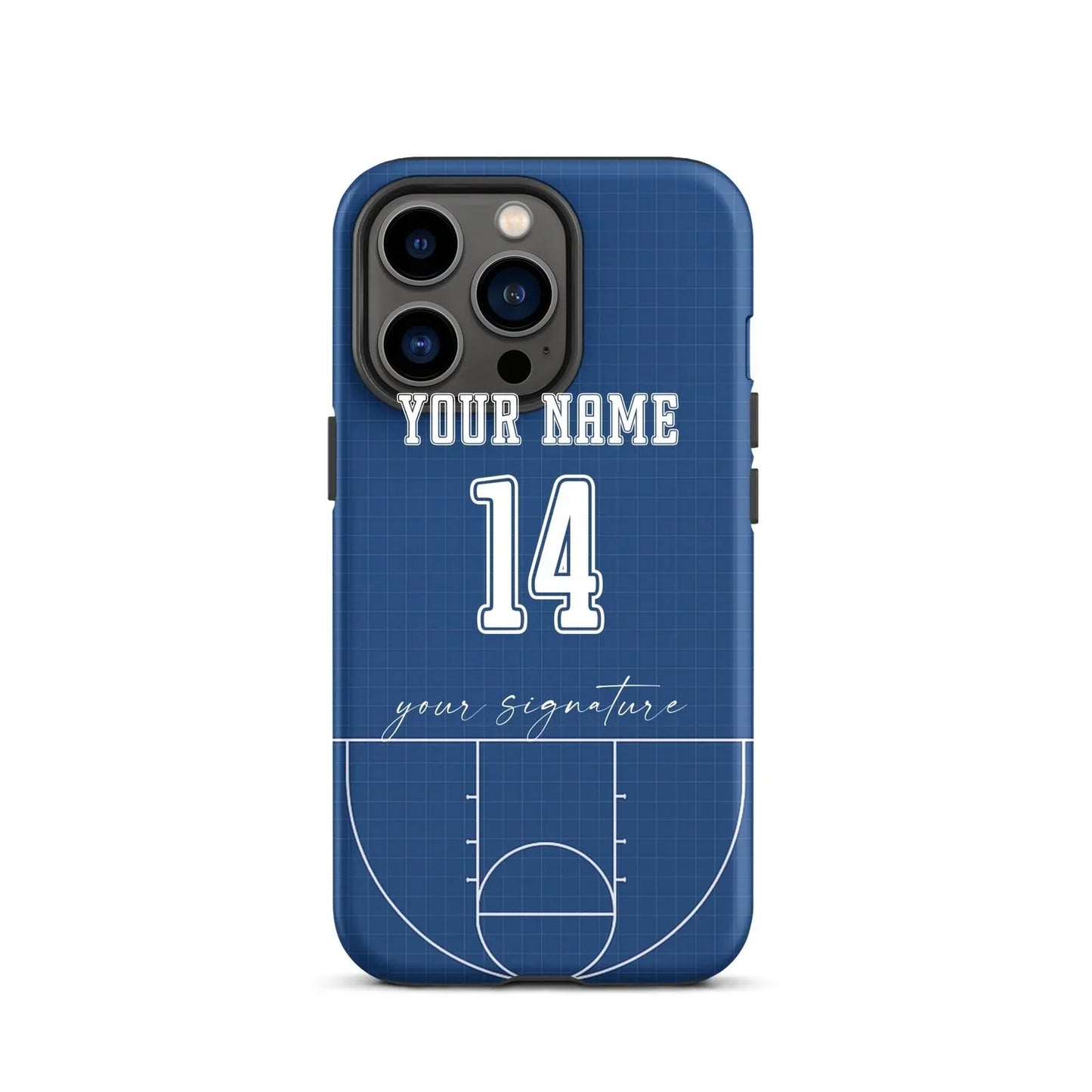 Blue Court Edition – Personalized Basketball Phone Case - ClutchCase