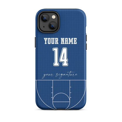 Blue Court Edition – Personalized Basketball Phone Case - ClutchCase