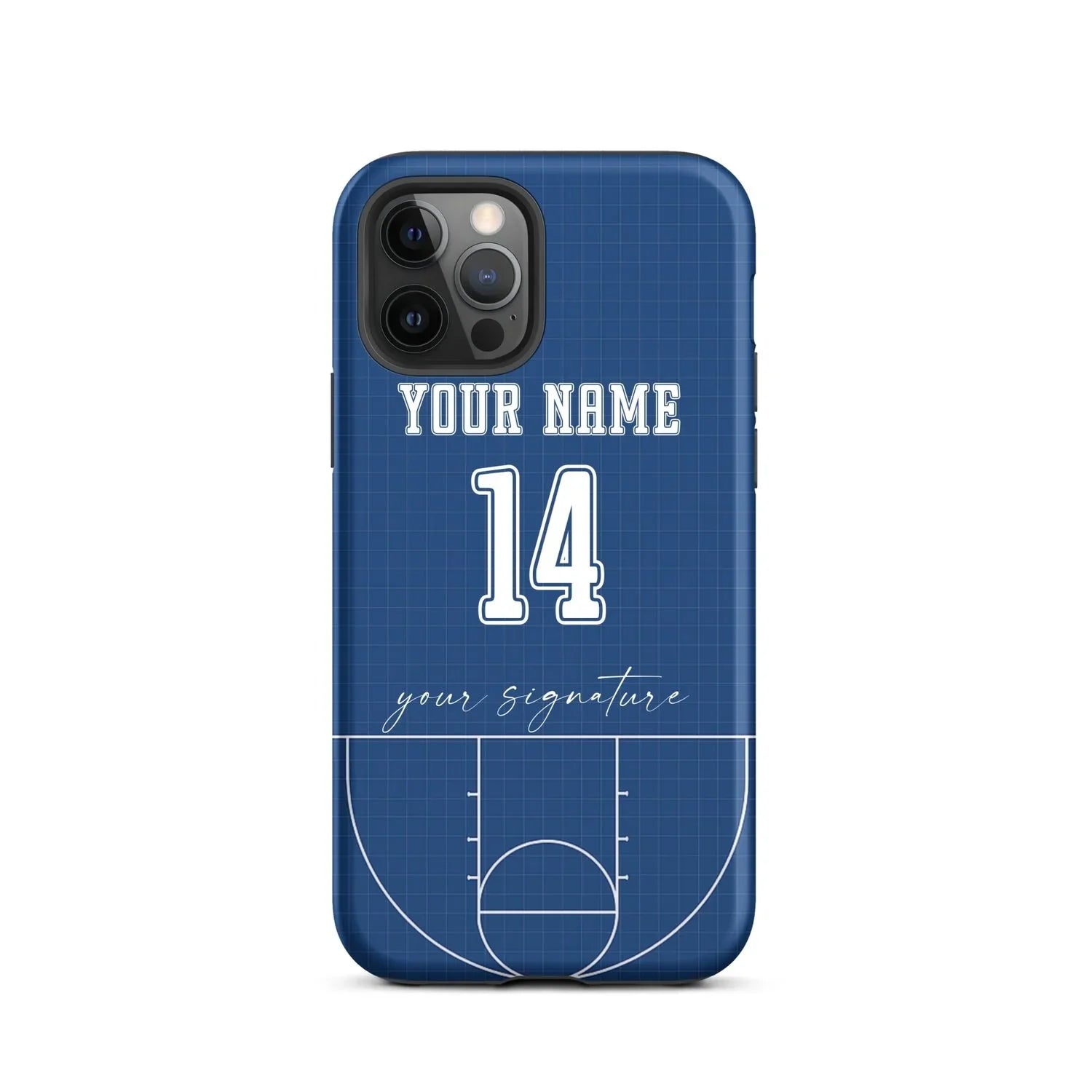 Blue Court Edition – Personalized Basketball Phone Case - ClutchCase