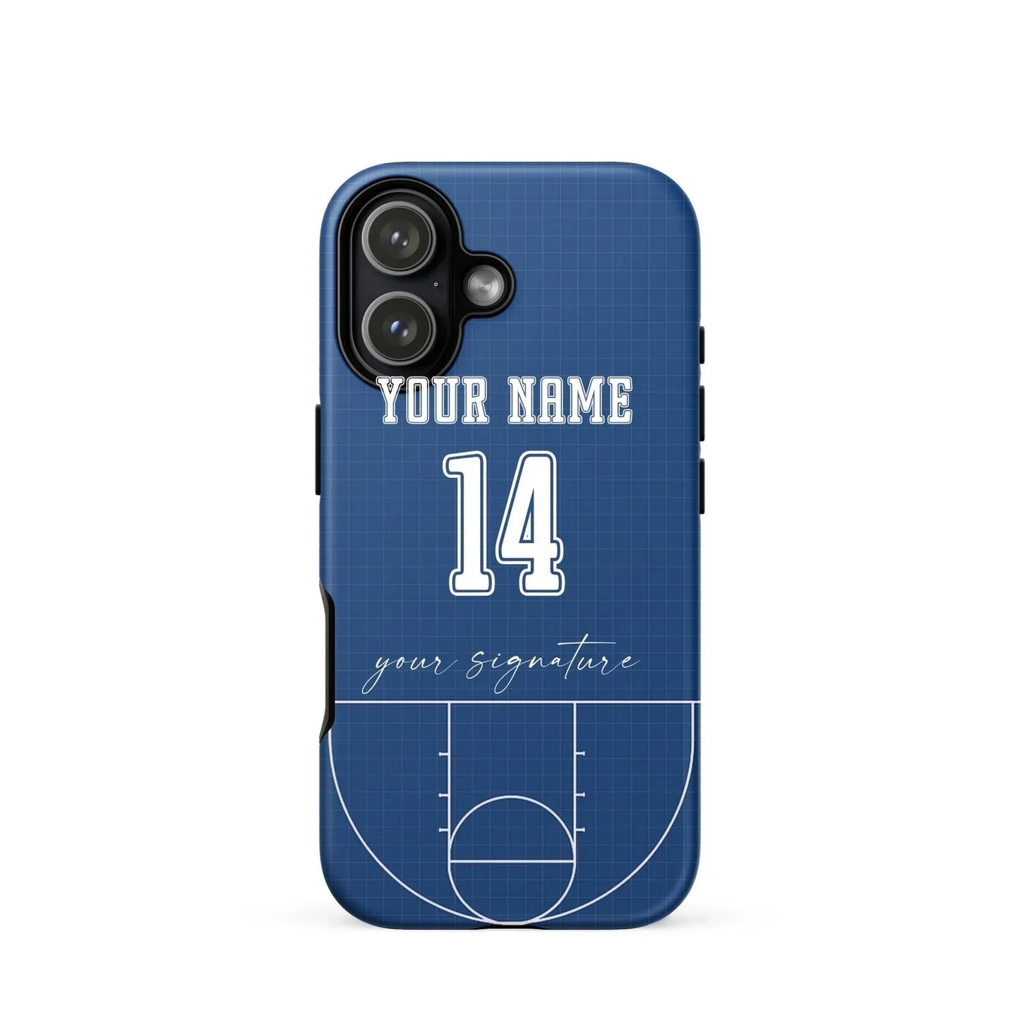 Blue Court Edition – Personalized Basketball Phone Case - ClutchCase