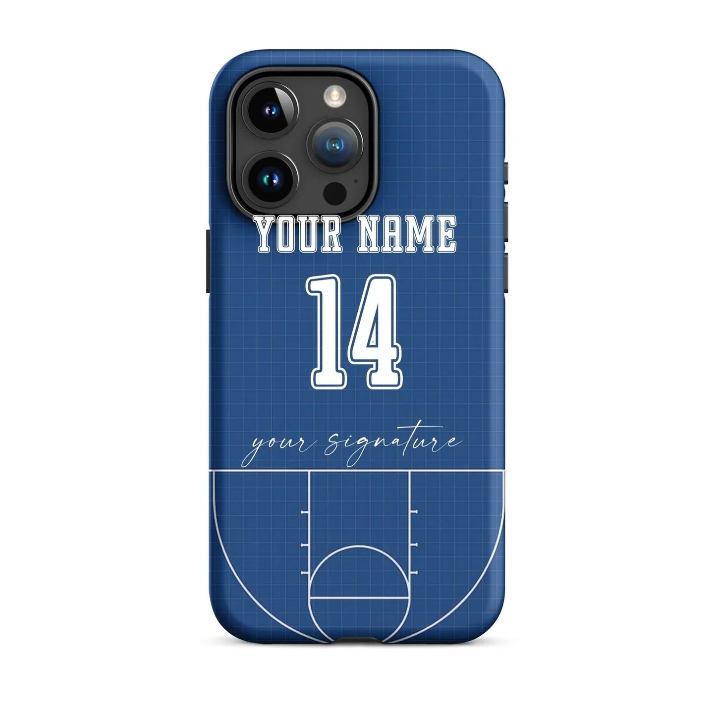 Blue Court Edition – Personalized Basketball Phone Case - ClutchCase