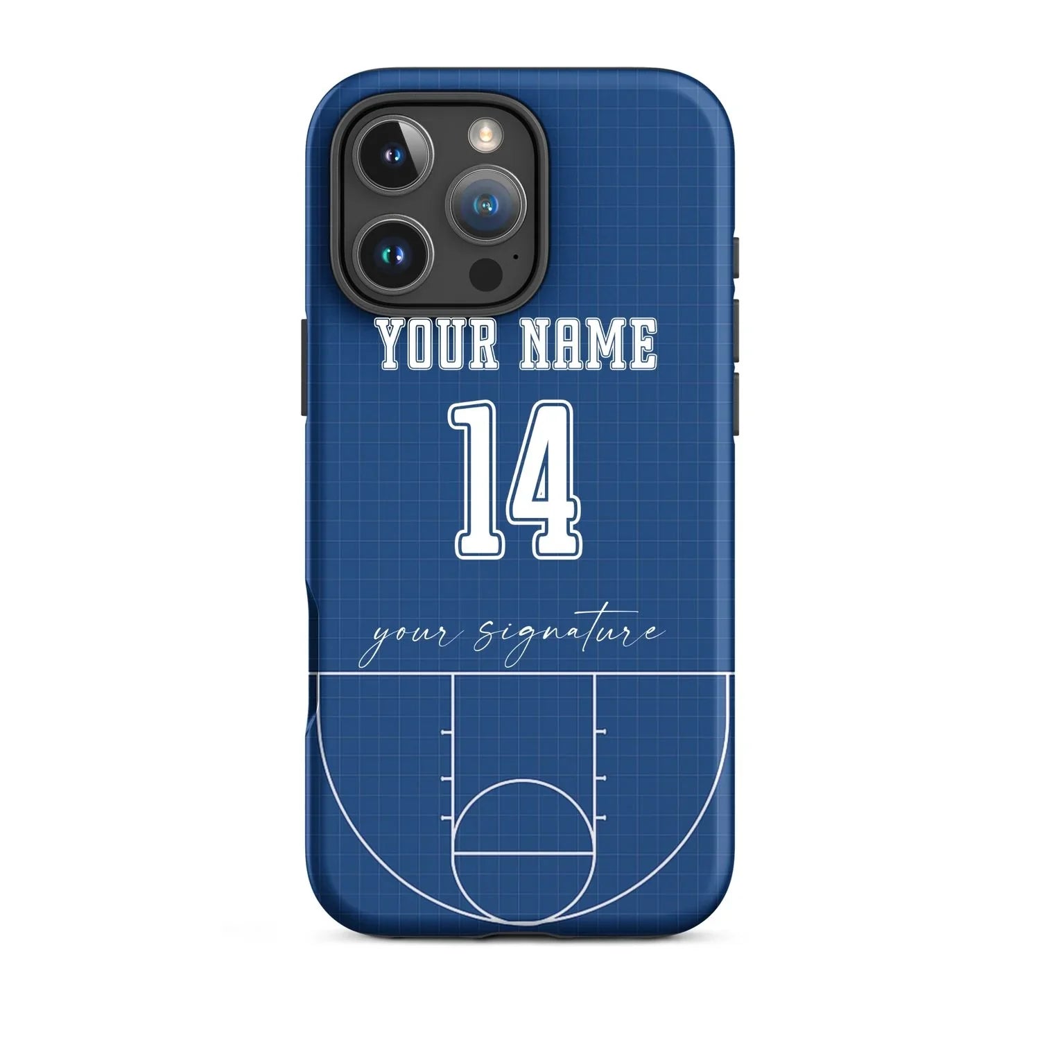 Blue Court Edition – Personalized Basketball Phone Case - ClutchCase