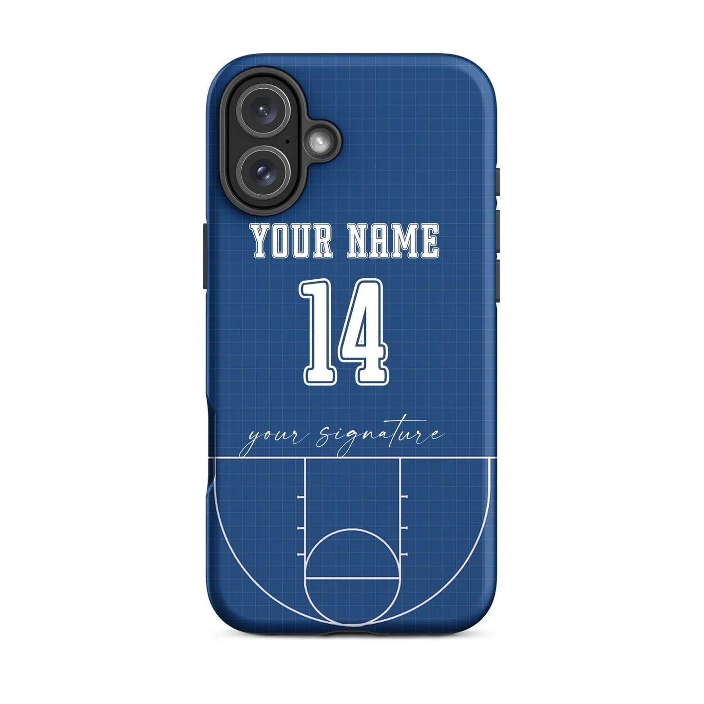Blue Court Edition – Personalized Basketball Phone Case - ClutchCase