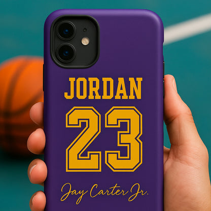 Legacy 23 | Personalized Jersey Phone Case with Name, Number & Signature - ClutchCase